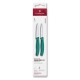 Set de 2 couteaux Swiss Classic vert 8 cm
