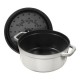 Cocotte en fonte ronde truffe blanche Ø 24 cm