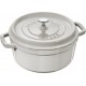 Cocotte en fonte ronde truffe blanche Ø 26 cm