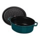 Cocotte en fonte ovale La Mer 31 cm