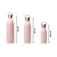 Bouteille isotherme Active rose pastel 35 cl