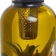 Huilier et vinaigrier verre Aromapur avec plateau bois 300 ml 