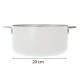 Casserole inox La Merveilleuse blanc polaire Ø 20 cm
