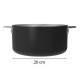 Casserole inox La Merveilleuse noir graphite Ø 20 cm