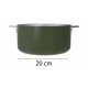 Casserole inox La Merveilleuse vert fougère Ø 20 cm