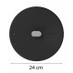 Couvercle inox La Merveilleuse noir graphite Ø 24 cm
