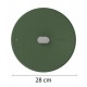 Couvercle inox La Merveilleuse vert fougère Ø 28 cm