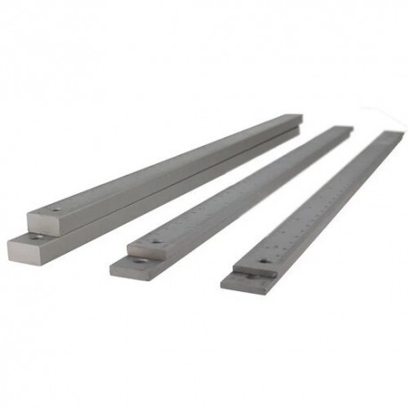 Règle à niveler pâtisserie aluminium 40 cm - par 6