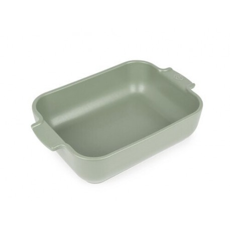 Plat à four rectangulaire céramique vert fougère Appolia 25 cm