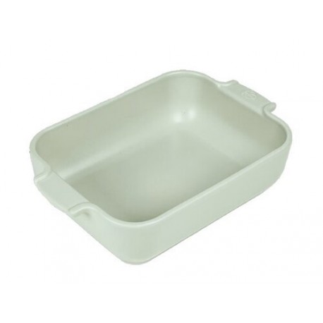 Plat à four rectangulaire céramique vert sauge Appolia 25 cm