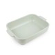 Plat à four rectangulaire céramique vert sauge Appolia 32 cm