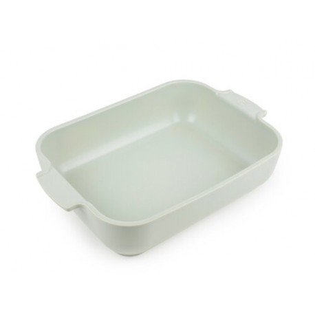 Plat à four rectangulaire céramique vert sauge Appolia 32 cm