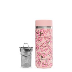 Théière isotherme avec filtre Flowers pastel rose 40 cl