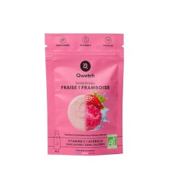 Pastille Solid Drinks bio arôme fraise et framboise - par 12