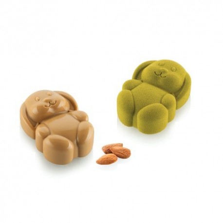 Moule silicone lapin 8 empreintes