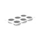 Moule silicone charlotte 6 empreintes