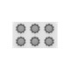 Moule silicone charlotte 6 empreintes