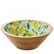 Saladier bois de mangue et résine Lemon ø 20 cm