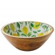 Saladier bois de mangue et résine Lemon ø 30 cm