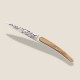 Couteau de table Deejo imitation bois d'olivier Sakura - par 4