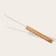 Couteau de table Deejo imitation bois d'olivier Sakura - par 4