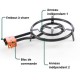 Réchaud gaz ø40cm