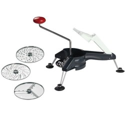 Moulin à julienne inox avec 3 disques