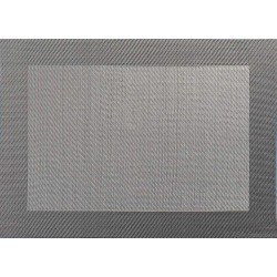 Set de table pvc grenade gris 46x33cm