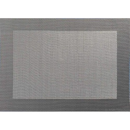Set de table pvc grenade gris 46x33cm