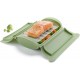 Papillote cuisson vapeur silicone vert 2 personnes