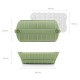 Papillote cuisson vapeur silicone vert 2 personnes