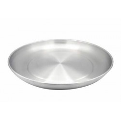 Plateau à fruit de mer rond inox