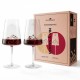 Set de 2 verres à vin Mont blanc et Everest Topographic 400 ml