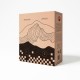 Set de 2 verres à vin Mont blanc et Everest Topographic 400 ml