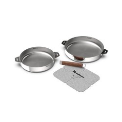 Coffret duo poêles 24 et 28 cm La Merveilleuse miroir