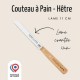 Couteau à pain Nogent Iconic hêtre 11 cm