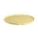 Plat rond céramique Madeleine jaune vanille ø 31 cm