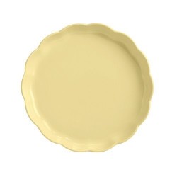 Moule à tarte Madeleine jaune vanille ø 31 cm Moule à tarte Madeleine jaune vanille ø 31 cm