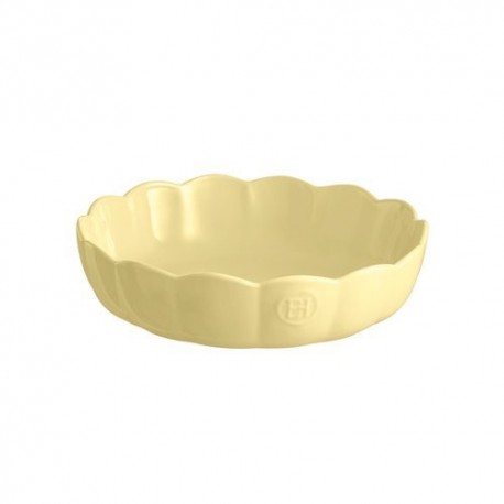 Moule céramique Madeleine jaune vanille Ø 27 cm