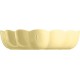Moule Coeur Madeleine jaune vanille 26,5 cm