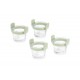 Pot en verre pour Airfryer 10,5 x 9,5 cm - par 4