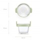 Pot en verre pour Airfryer 10,5 x 9,5 cm - par 4