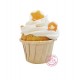 Décors comestibles en sucre doré - par 14