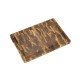 Billot bois de bout avec rigole teck Stolf 44 x 29,5 x 3,2 cm