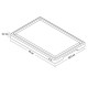 Billot bois de bout avec rigole teck Stolf 44 x 29,5 x 3,2 cm