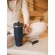 Travel cup isotherme bouchon étanche bleu nuit 90 cl
