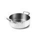 Faitout trilply inox miroir martelé ø 24 cm