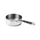 Casserole basse trilply inox miroir martelé ø 20 cm