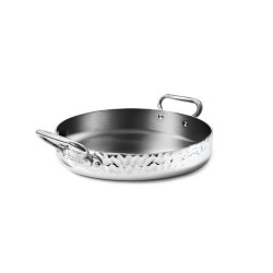 Sautoir trilply inox miroir martelé ø 24 cm Sautoir trilply inox miroir martelé ø 24 cm