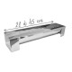 Moule à bûche XXL extensible inox 28-45 cm